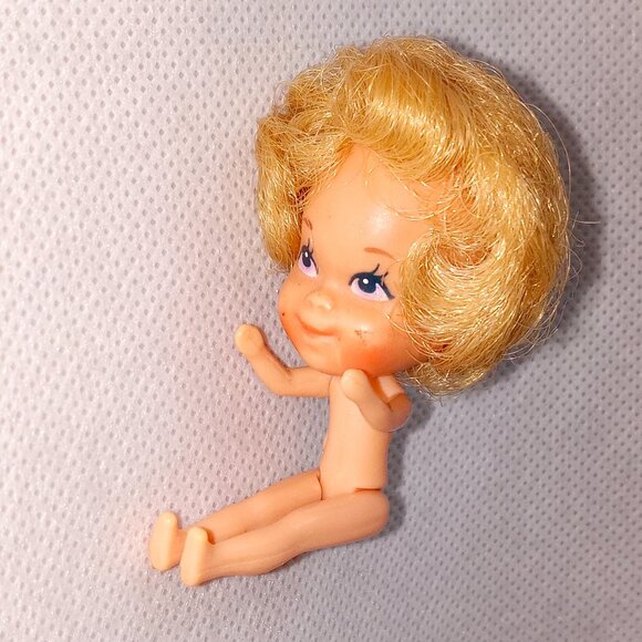 Tiny Vintage Retro Toy Doll, Miniature Doll, Tiny Doll, Little Toy Doll - Picture 3 of 8